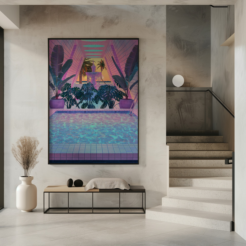 Poster - Tropical Reflection in entree