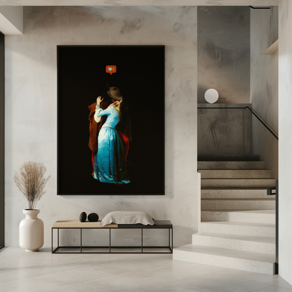 Plakat - A Modern Kiss i indgangen