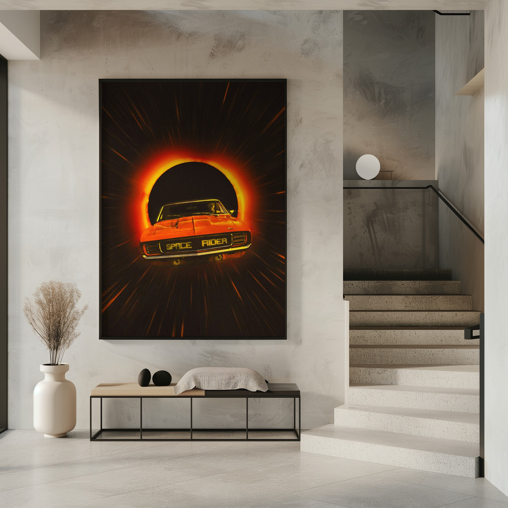 Poster - The Space Rider in entree