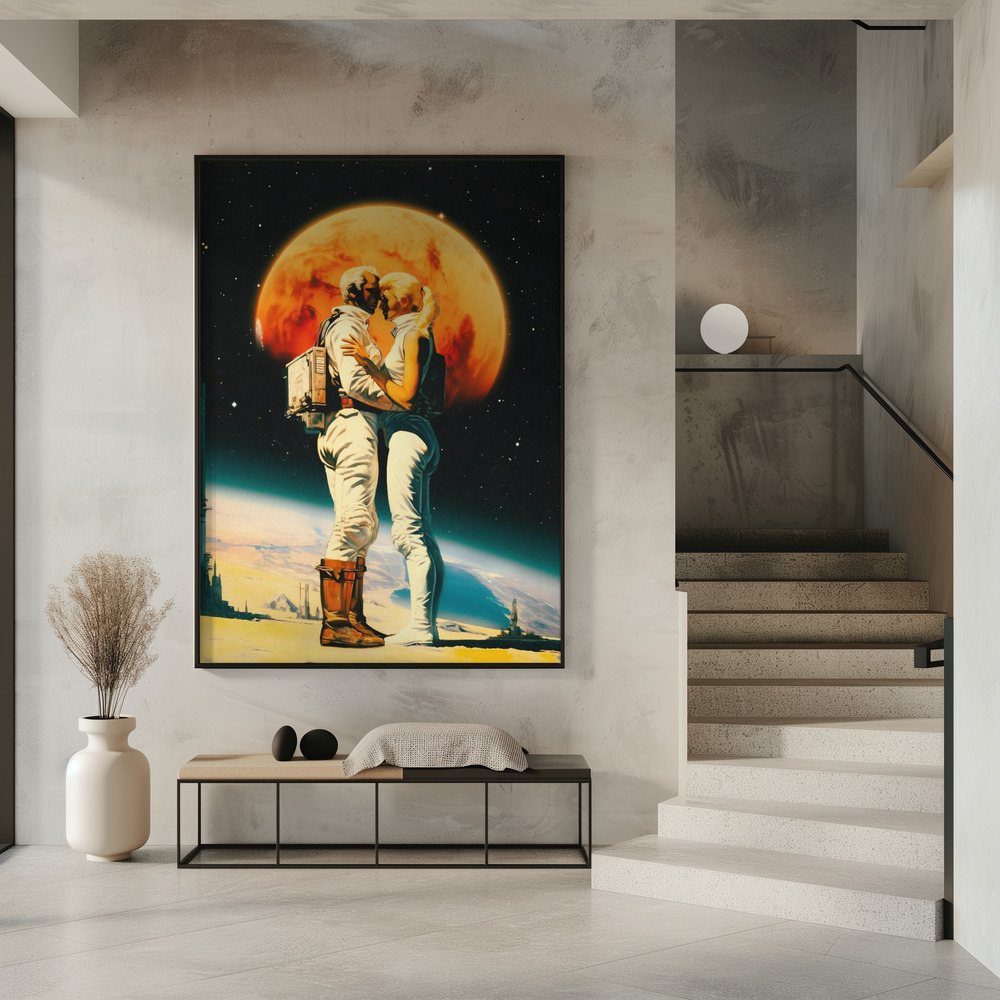 Poster - Intergalactic Love in entrance