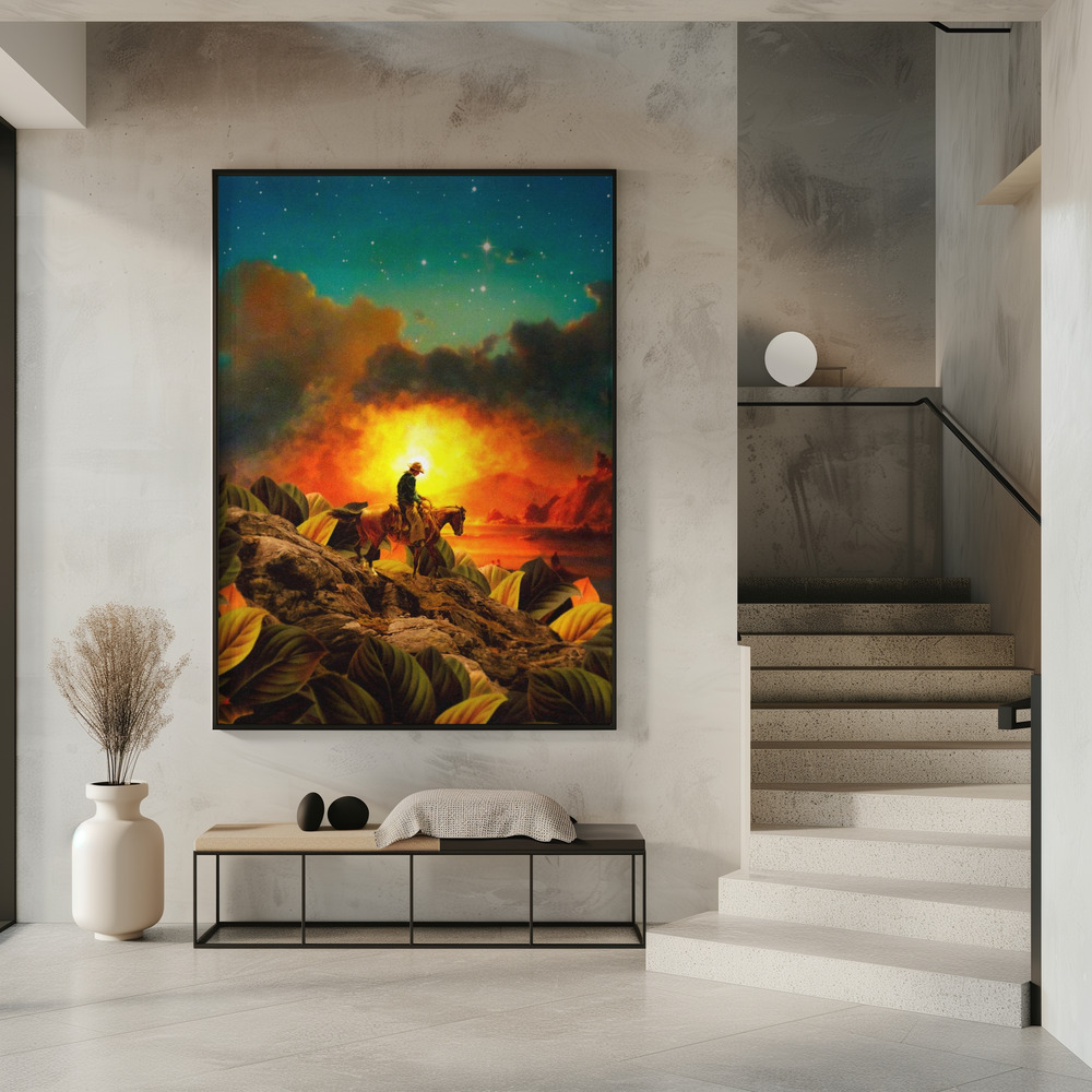 Poster - Cowboy II in entrance