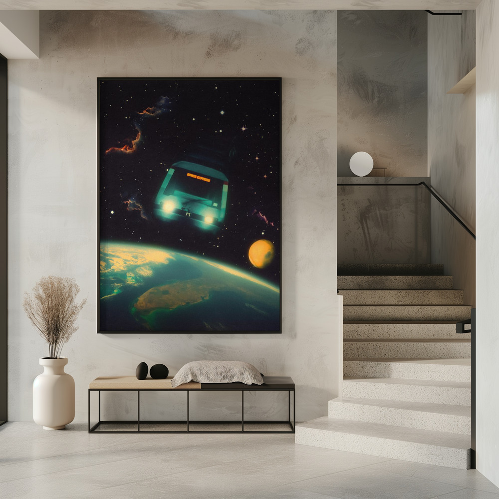 Poster - The Space Express in entrance