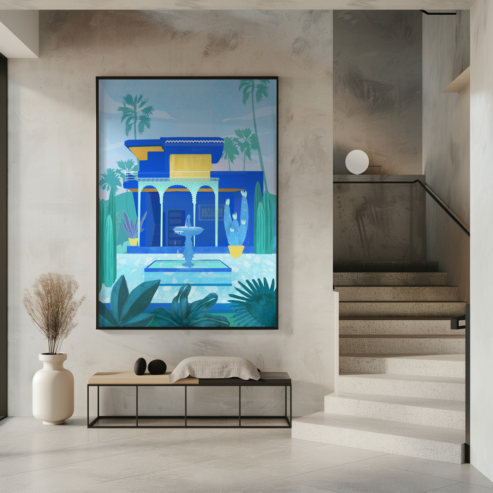 Affiche - Moroccan Garden dans l'entrée