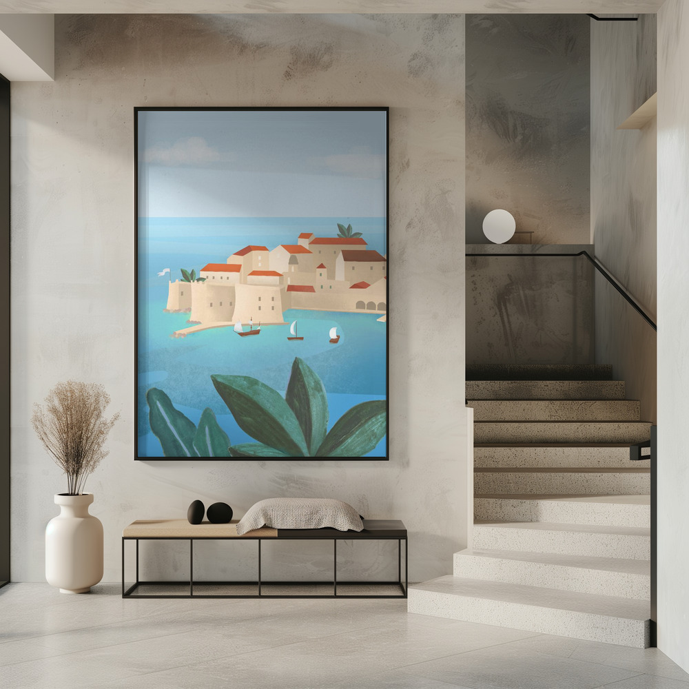Poster - Dubrovnik City in entrance