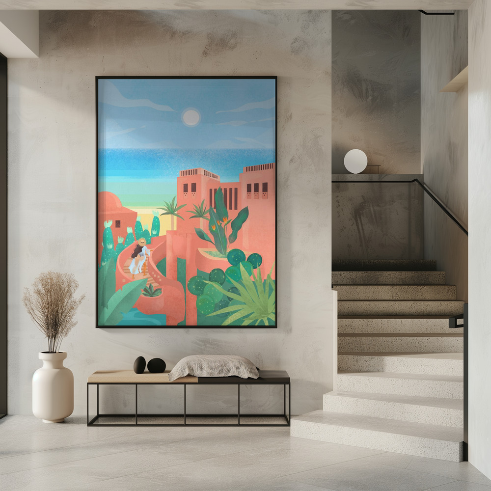 Plakat - Canary Islands i indgangen
