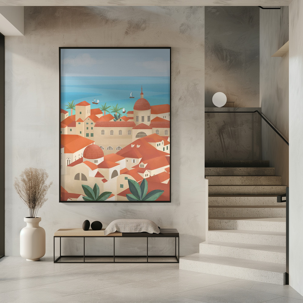 Poster - Dubrovnik Old Town in entrance
