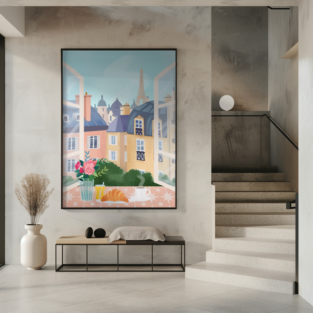 Poster - Paris im Eingang