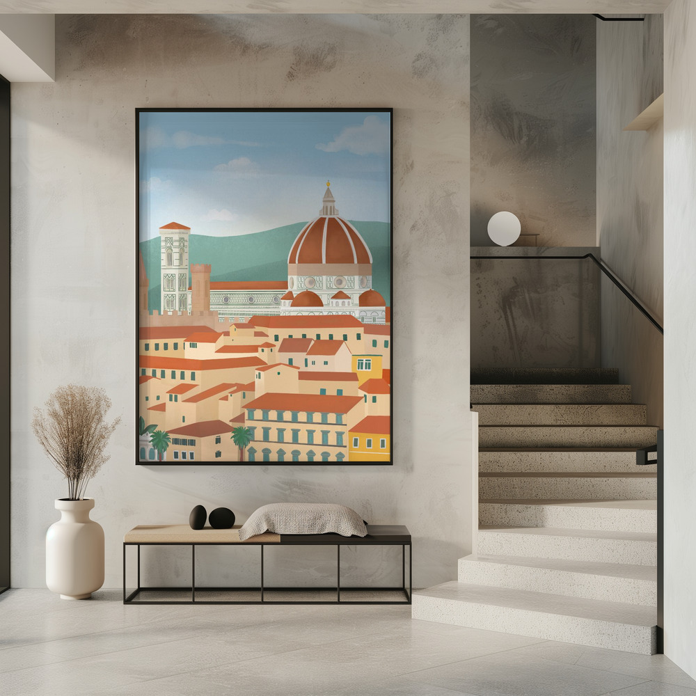 Poster - Florence in entrance