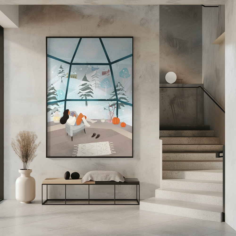 Poster - Winter Wonderland im Eingang