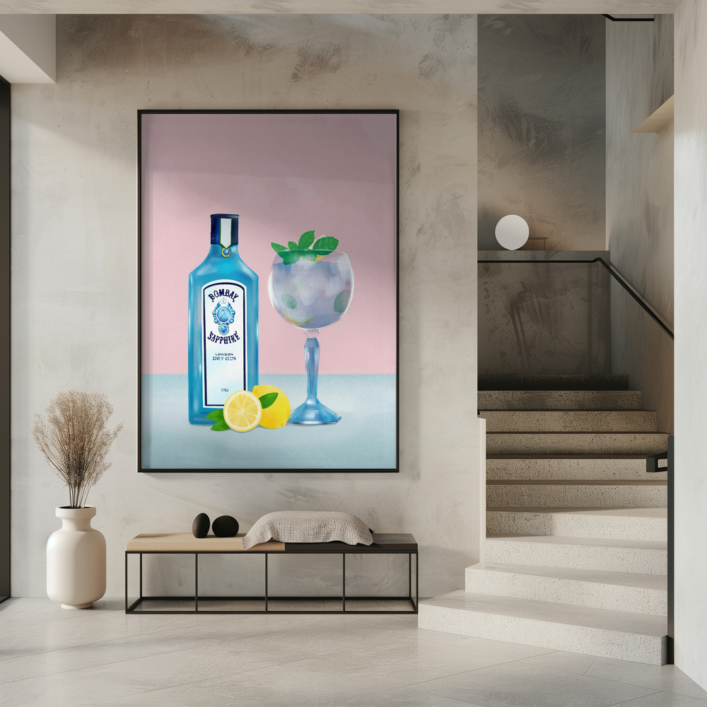 Poster - Gin Cocktail in ingresso