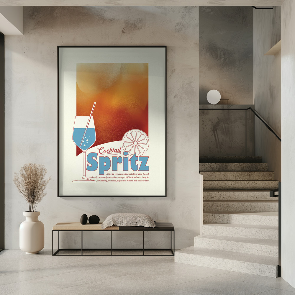 Plakat - Aperol Spritz print i indgangen