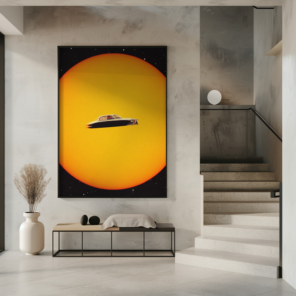 Poster - Space Chase in entrance