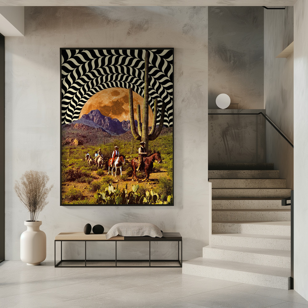 Poster - Illusionary Cowboys in entrance