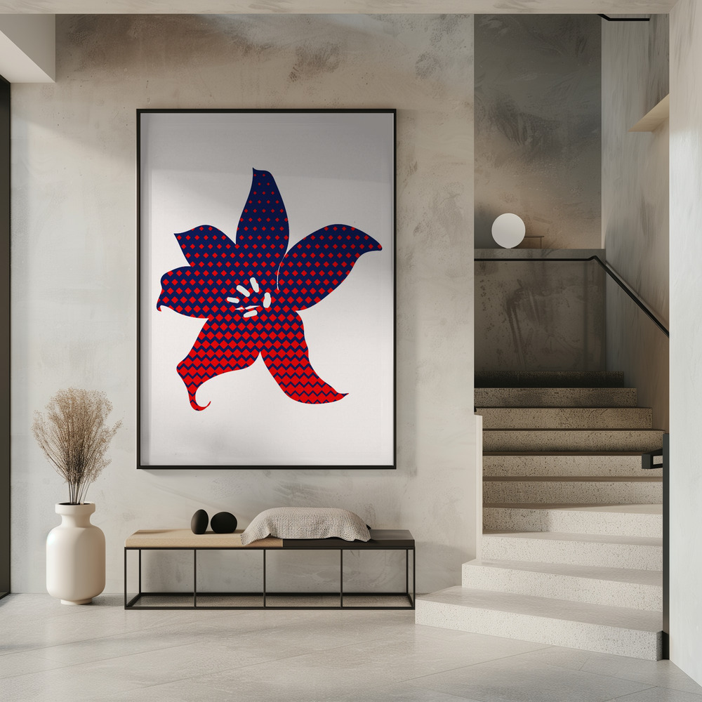 Poster Pop Flower - Affisch i entré