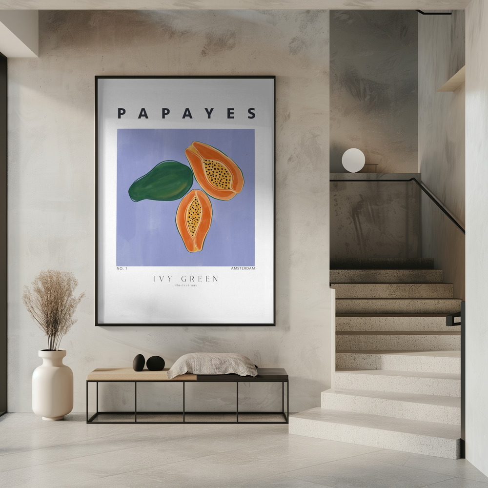 Poster Papayes - Affisch i entré
