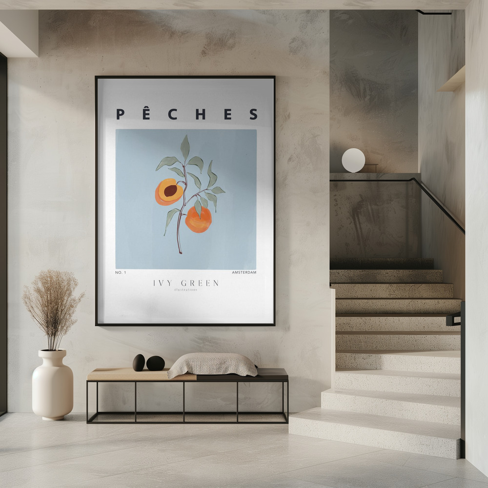 Poster - Peaches in entrance