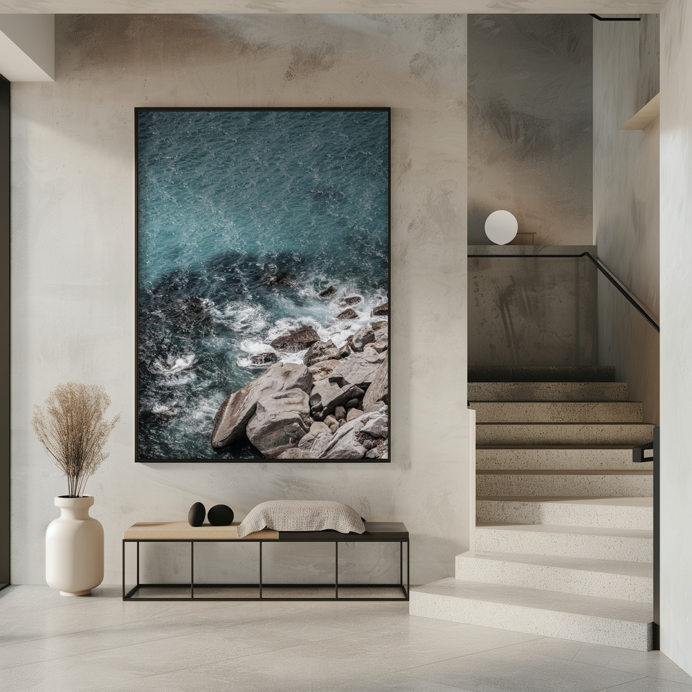 Poster - Aqua Shores im Eingang