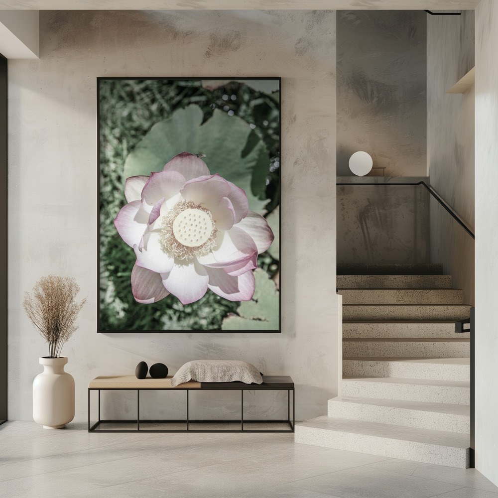 Poster - Lotus in entrance