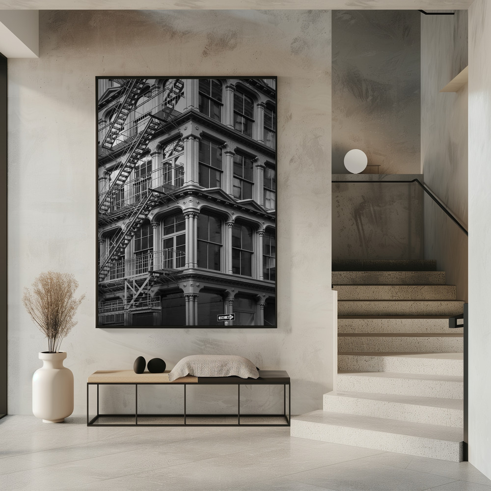 Poster - One Way in entrance