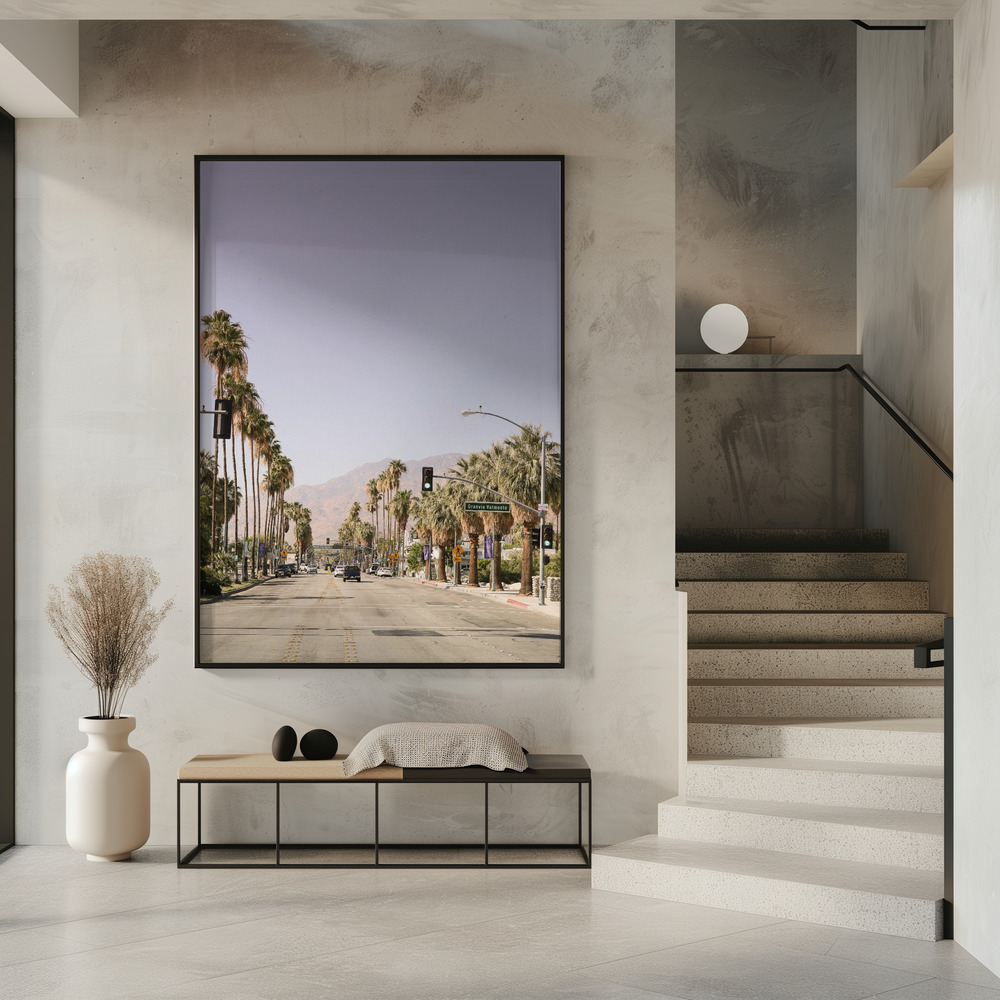 Plakat - Palm Spring i indgangen