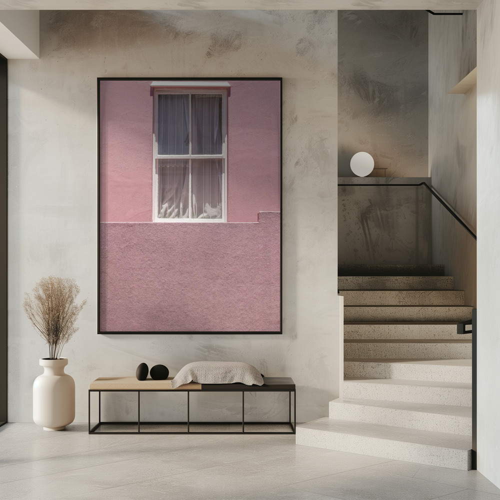 Poster - Pink Wall in entrance