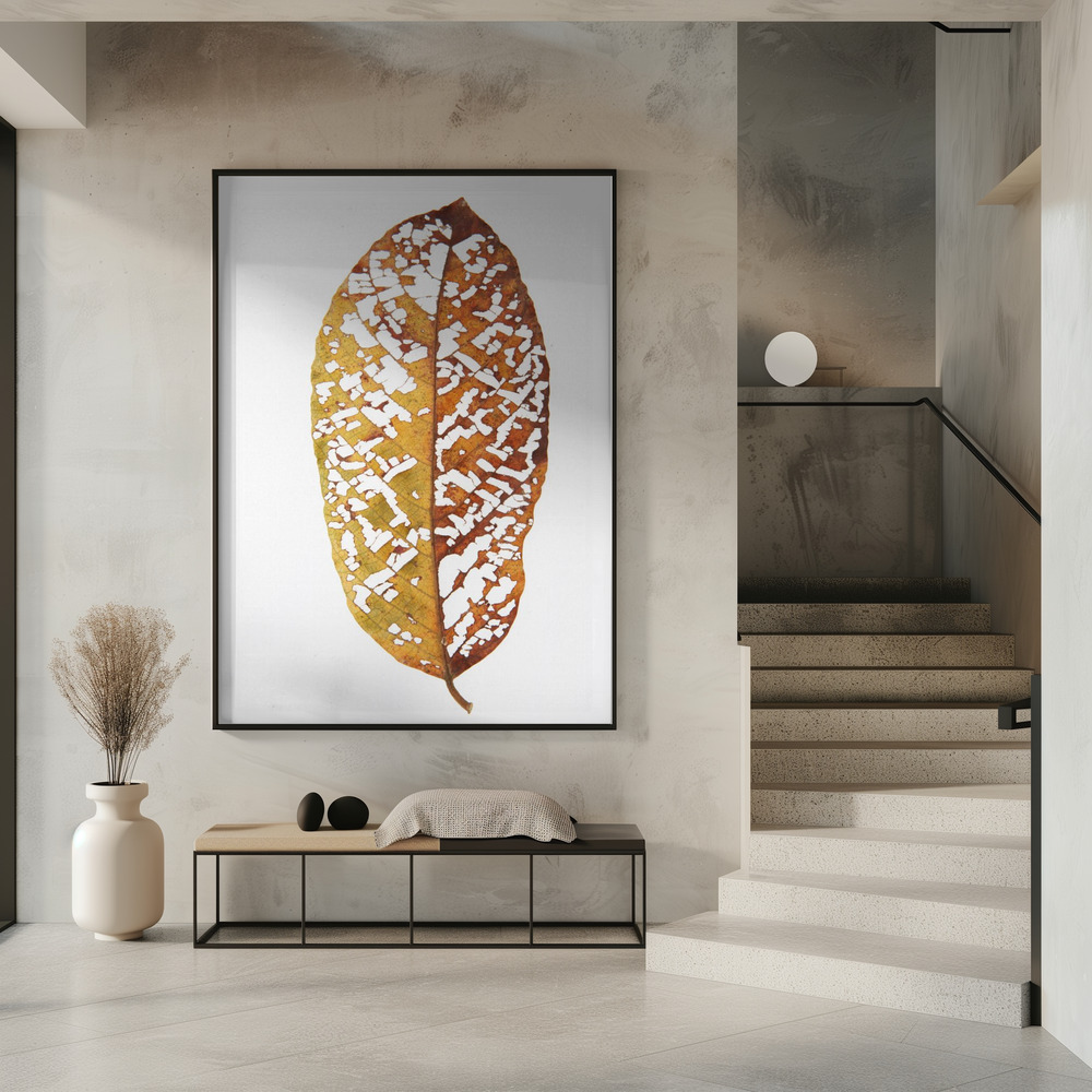 Poster - Rainforst Leaf 02 in entrance