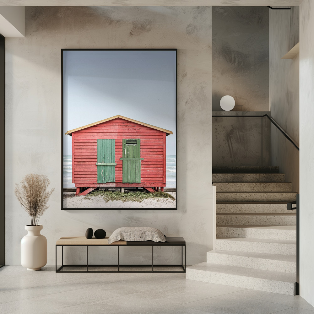 Poster - Red Hut in entrance