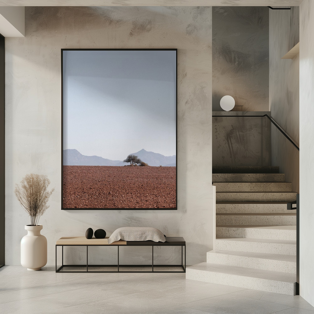 Poster - Swart Land No2 in entrance