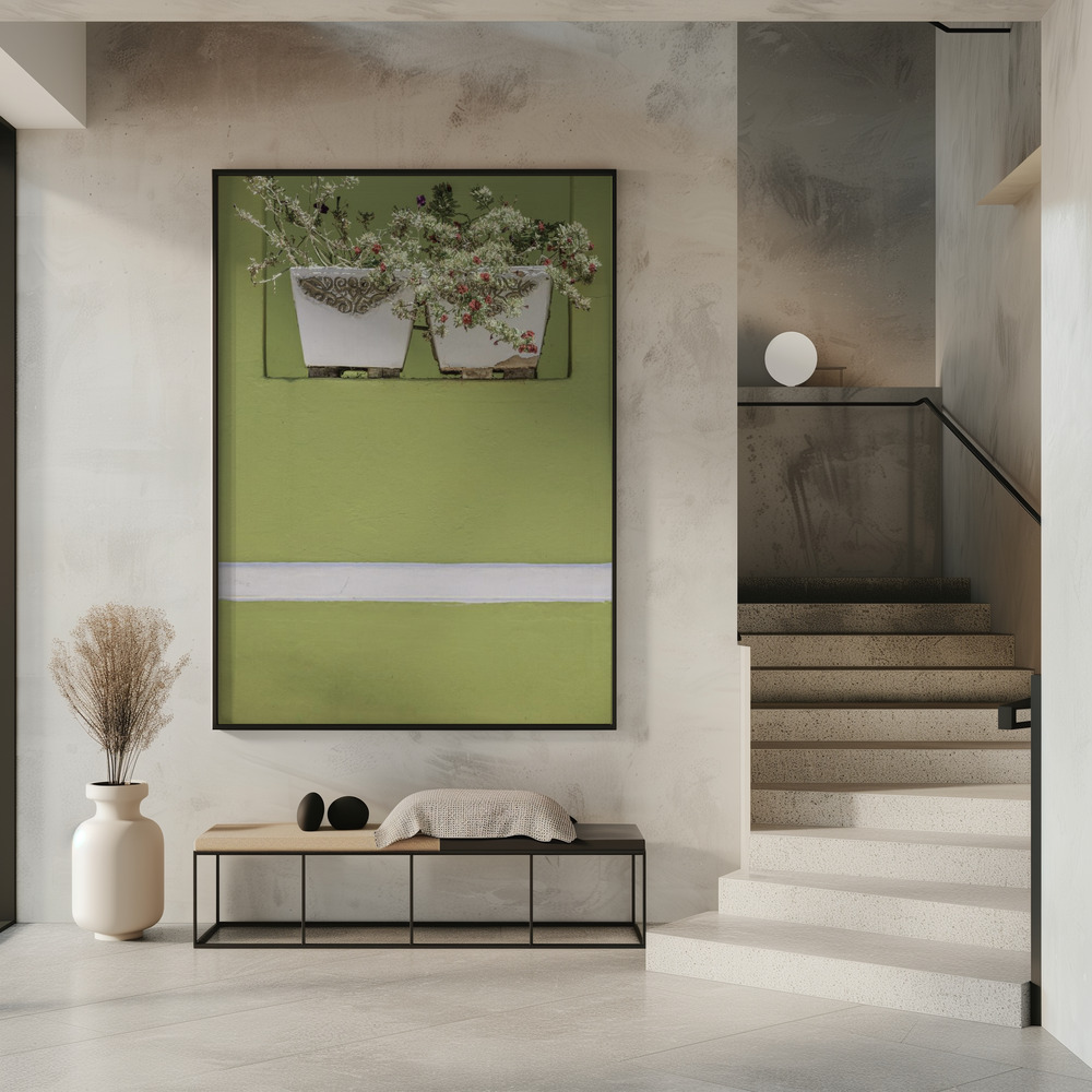Poster - Wall Garden in entrance