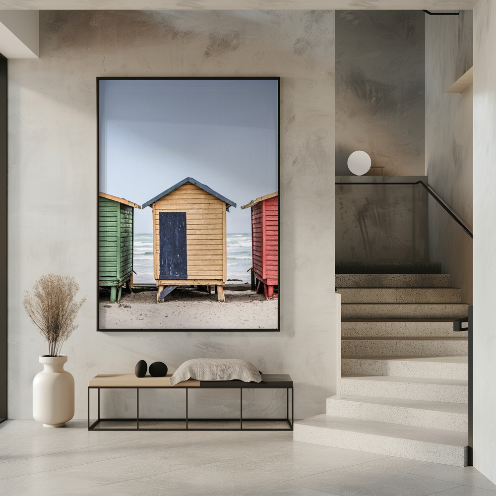 Poster - Yellow Hut im Eingang
