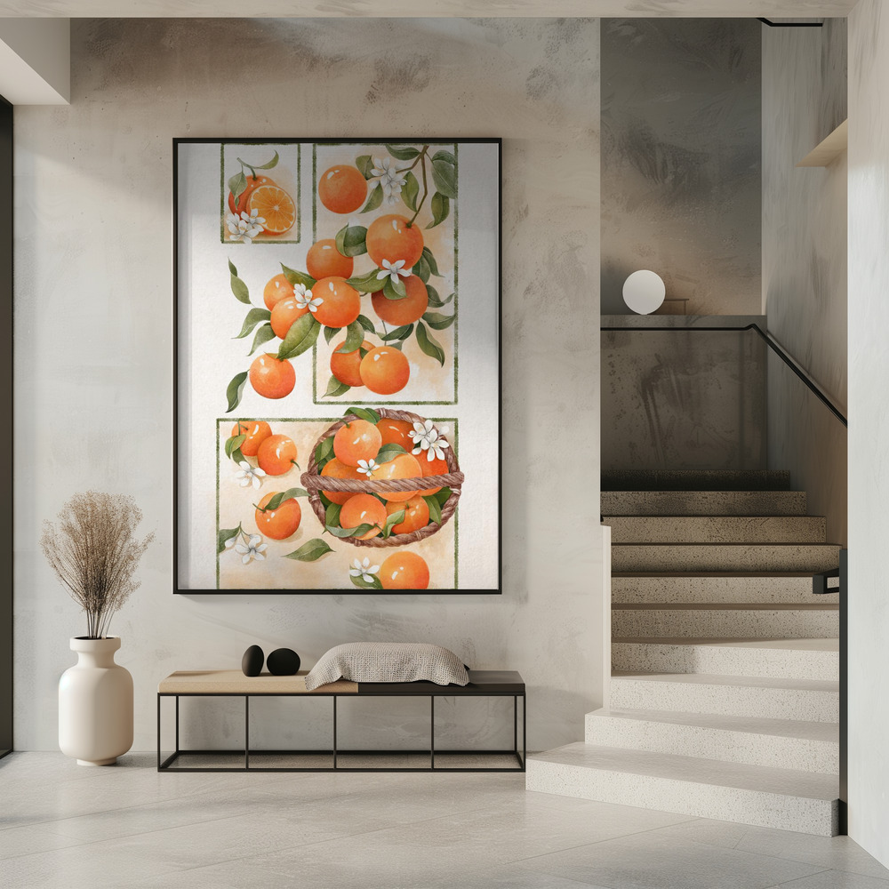 Poster - Orange Blossom Lock in entrance