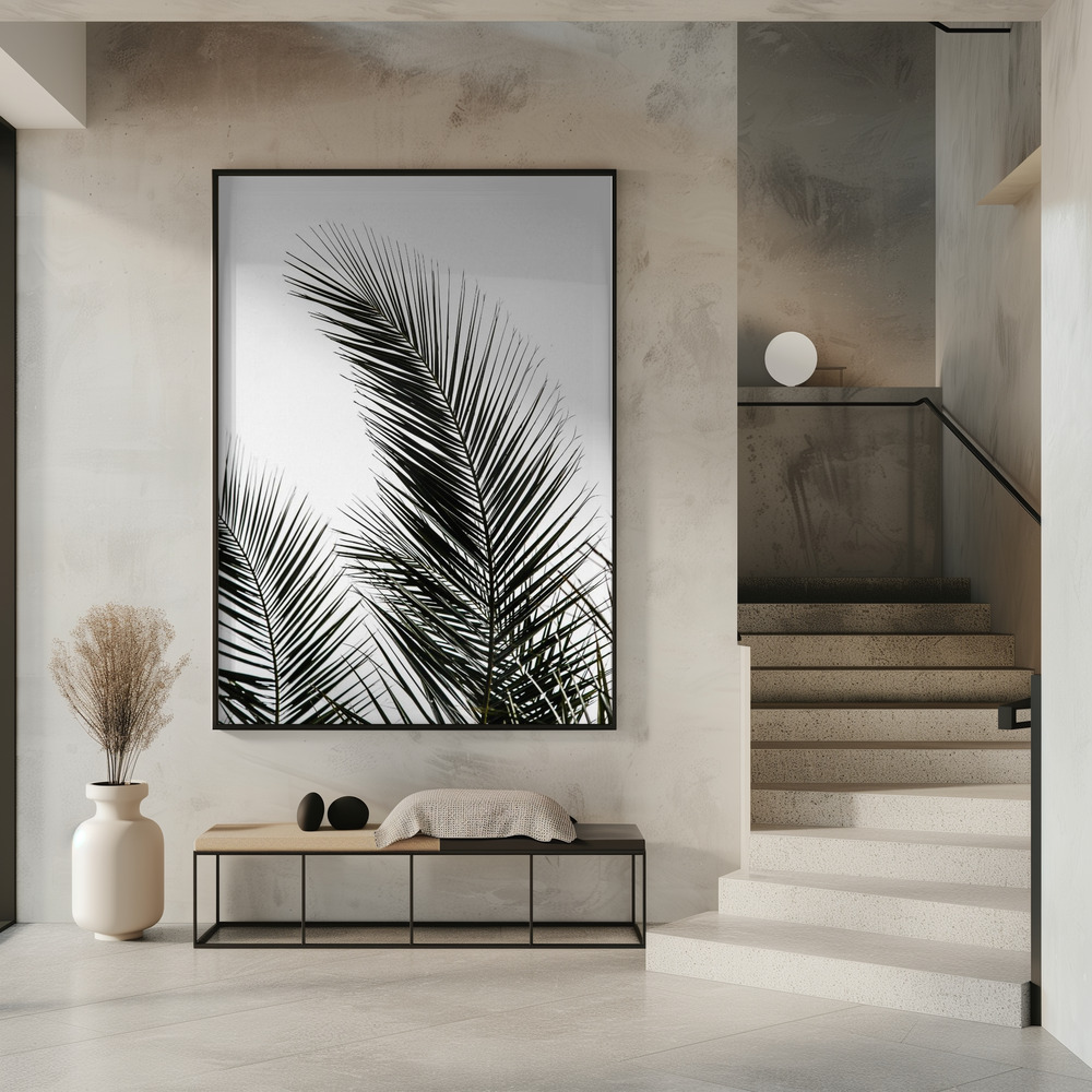 Poster - Palm Leaves 1 in entrance