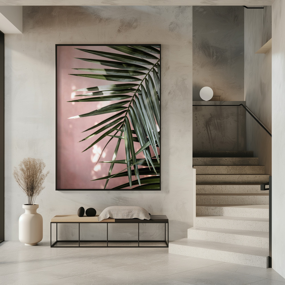 Poster - Palm Leaves 23 in entree