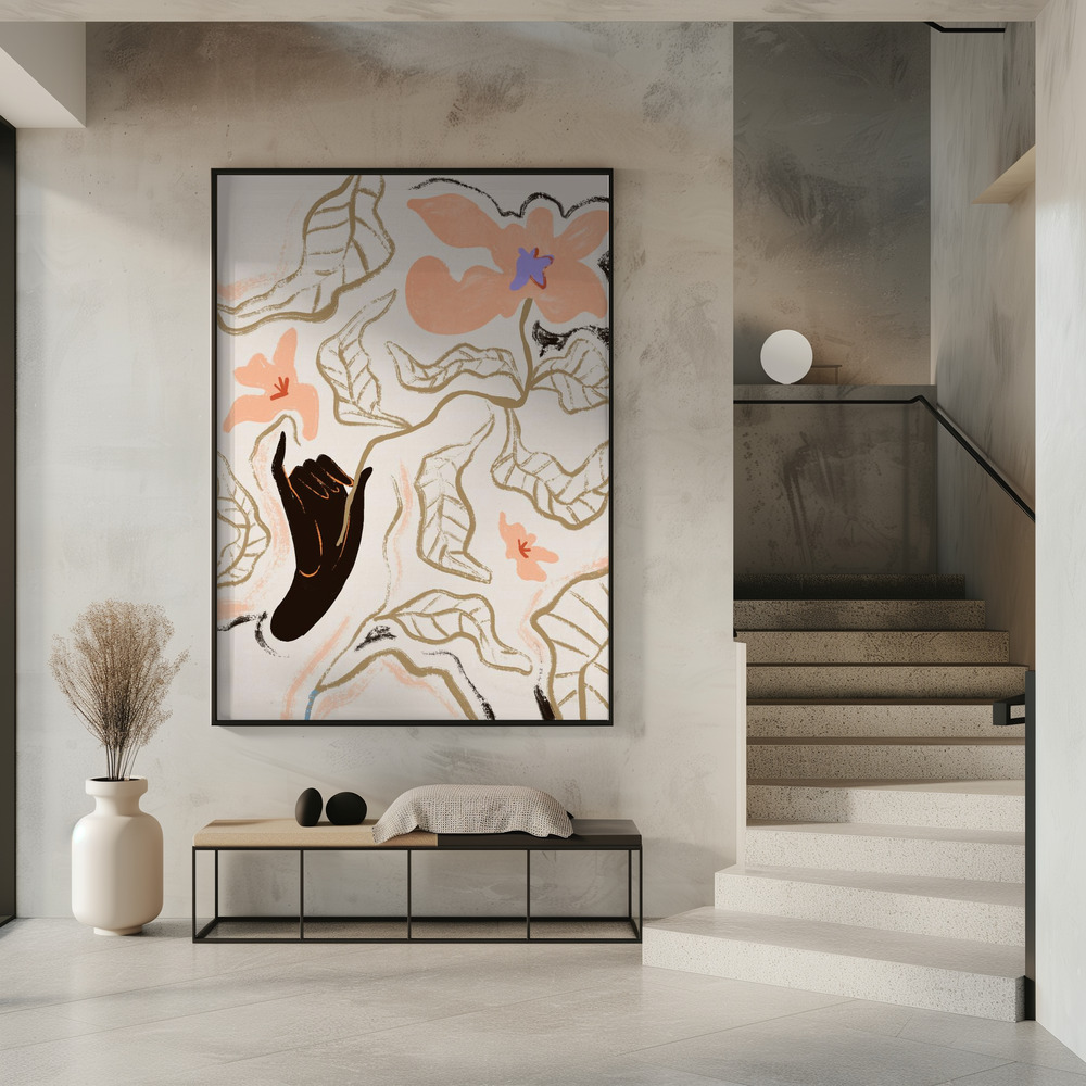 Poster - Fleur in entree