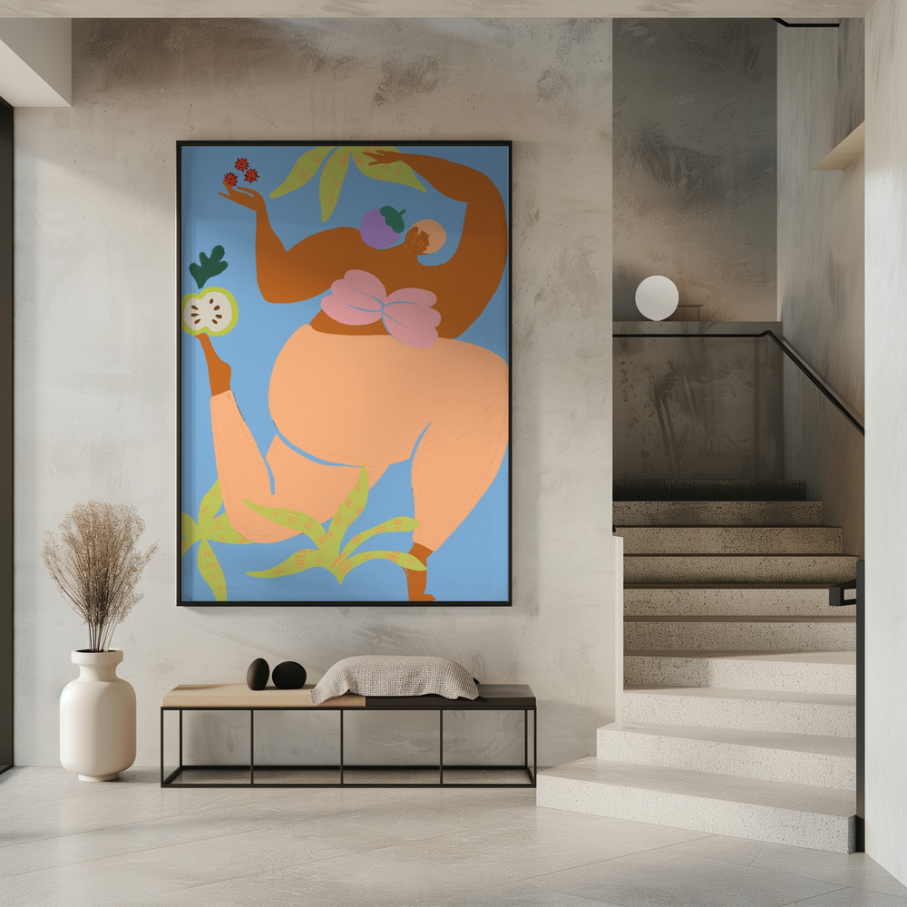 Poster - Fruity Run in entrance