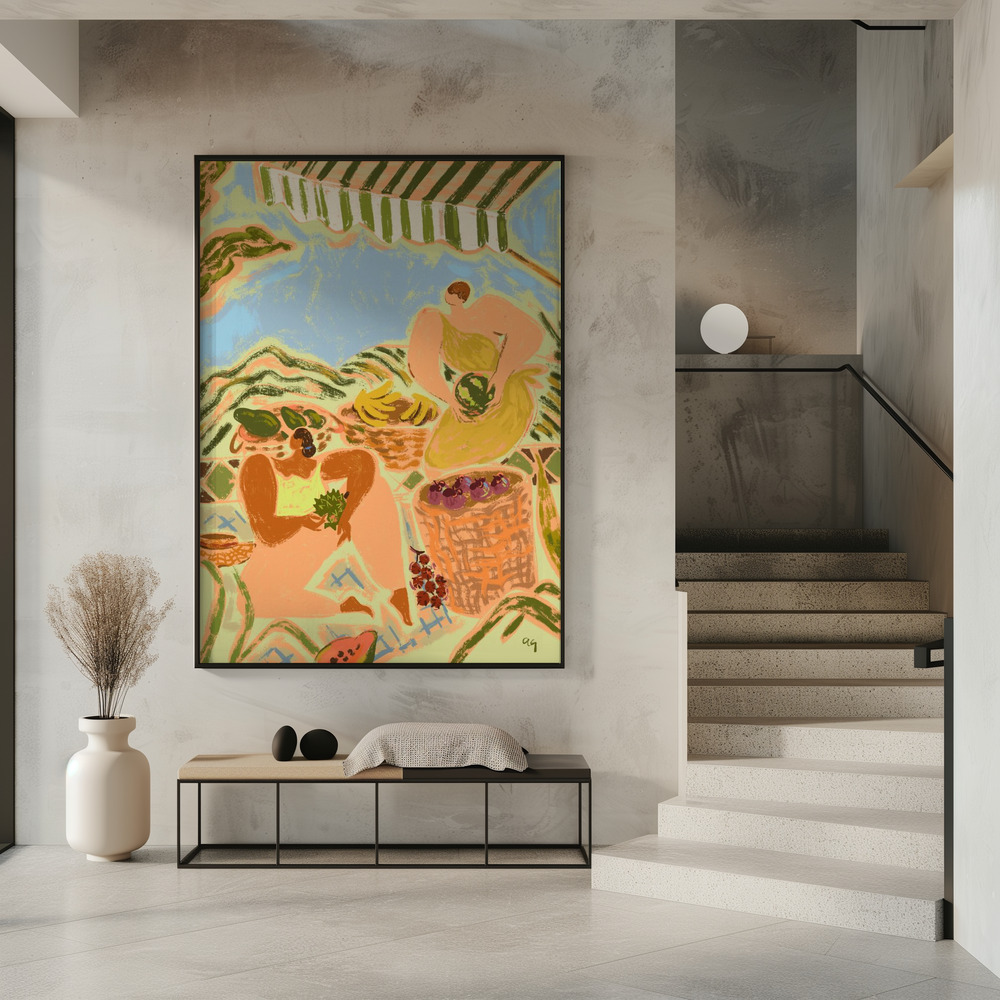 Poster - Fruit Stand in entrance