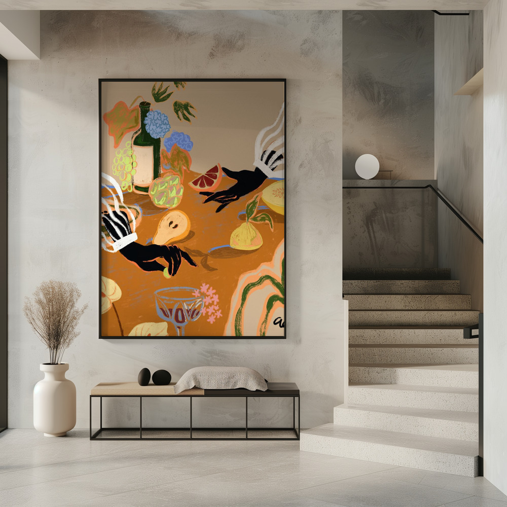 Poster - Handful of Love in entrance