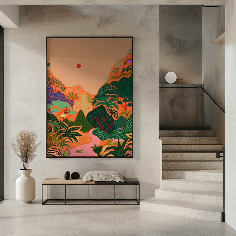 Poster - Hidden Paradise No2 in entrance