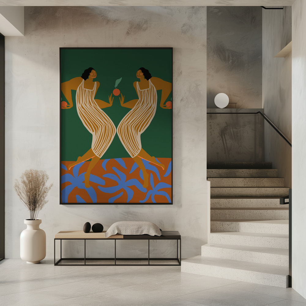 Poster - Mirror in entrance