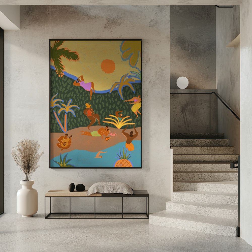 Poster - Summer Paradise im Eingang