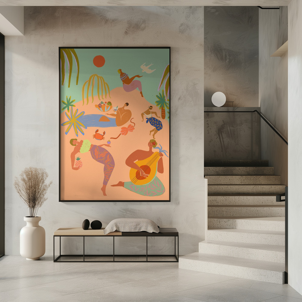 Poster - Vacation in entrance