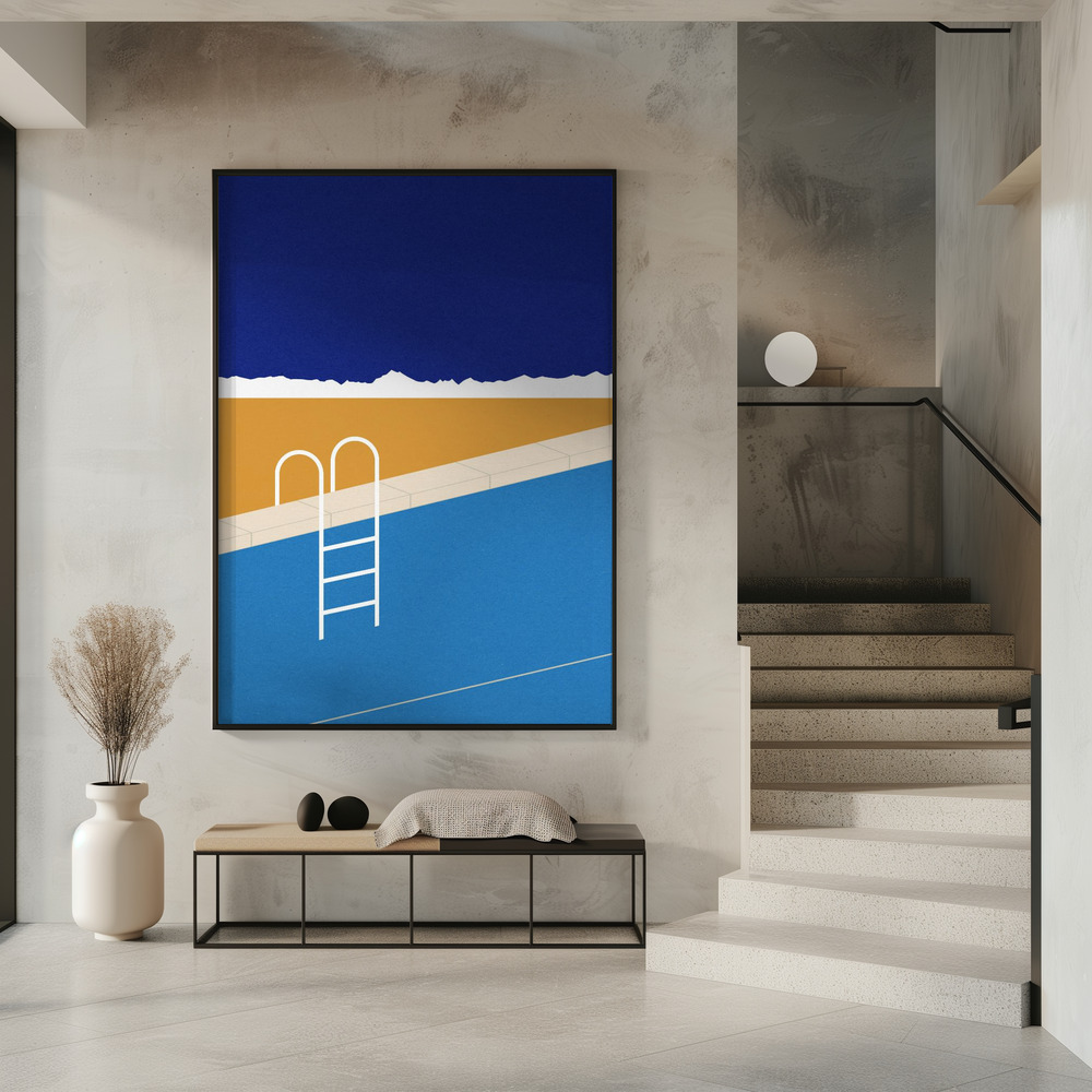 Poster - Desert Pool in entrance