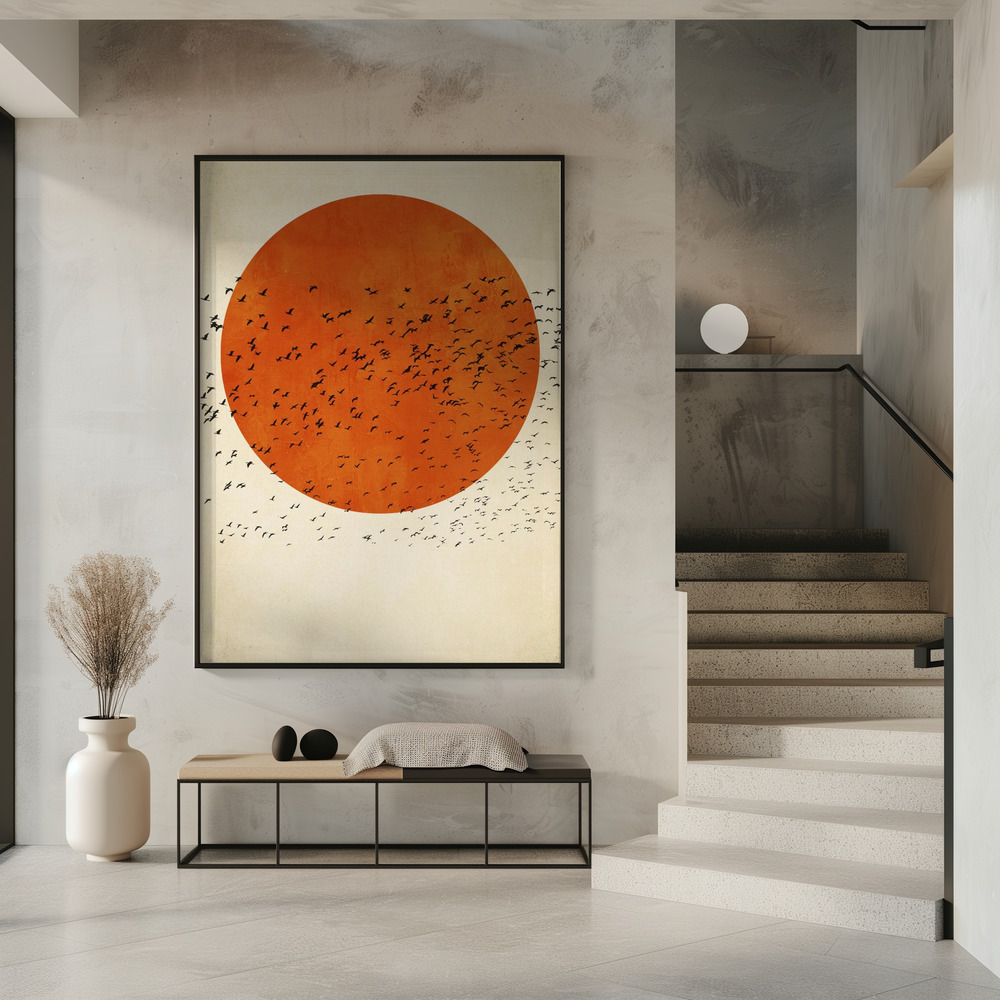 Plakat - Birds In the Sun i indgangen