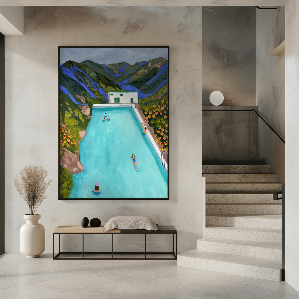 Poster - Hotsprings in entrance