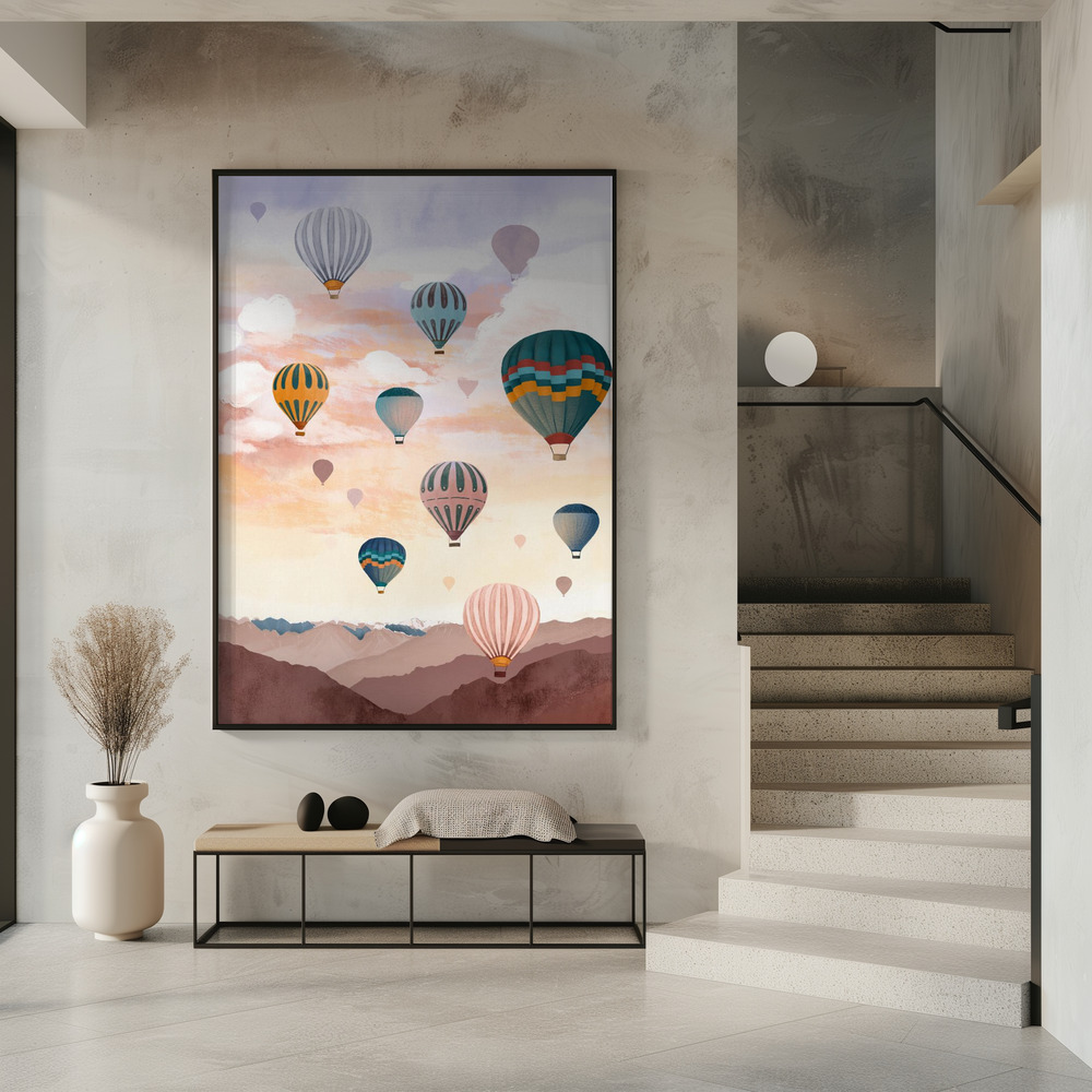 Plakat - Airballoon Sky i indgangen