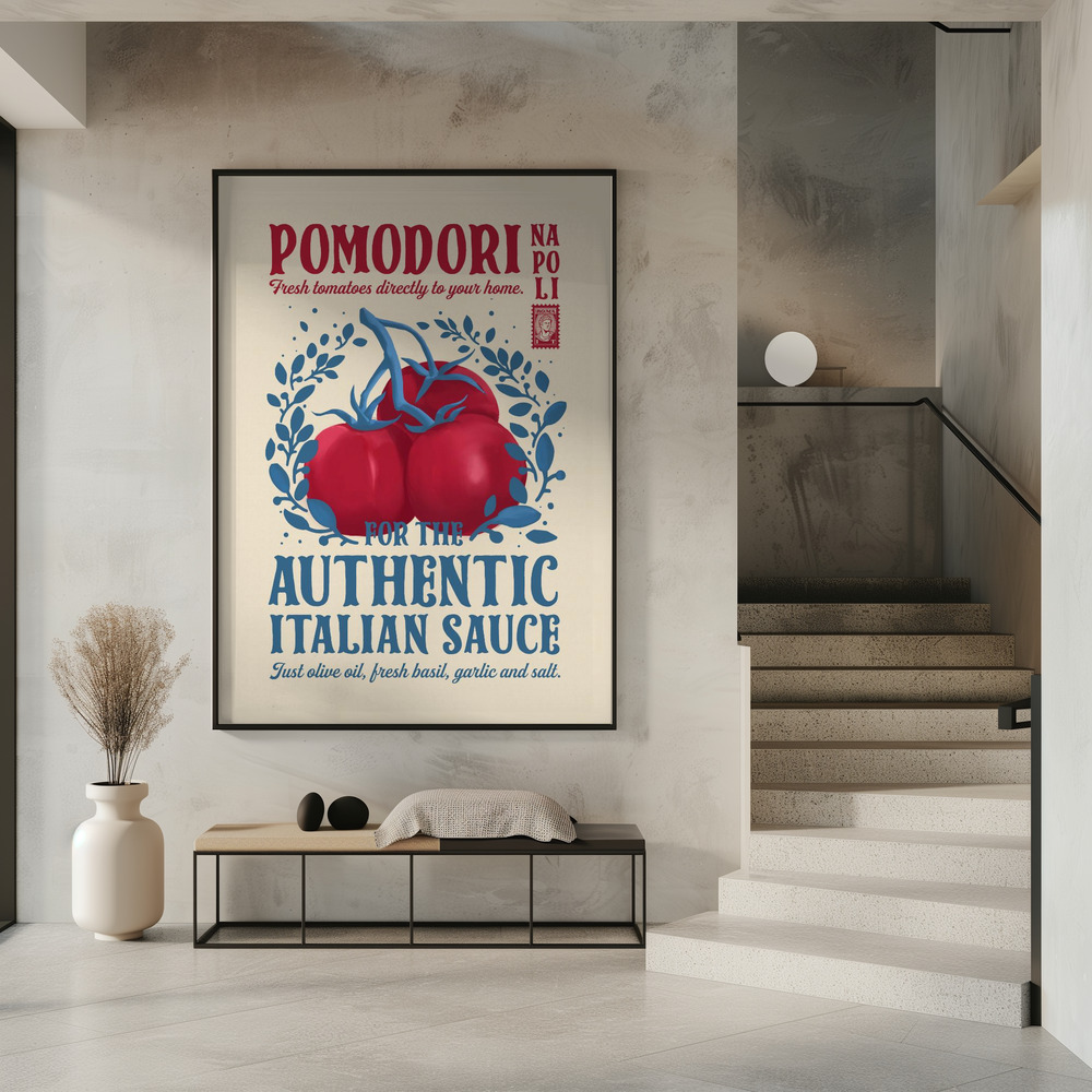 Poster - Pomodori Kitchen print in entree