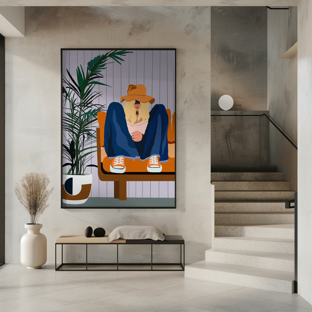 Poster - Retro Lounge Vibes in entree