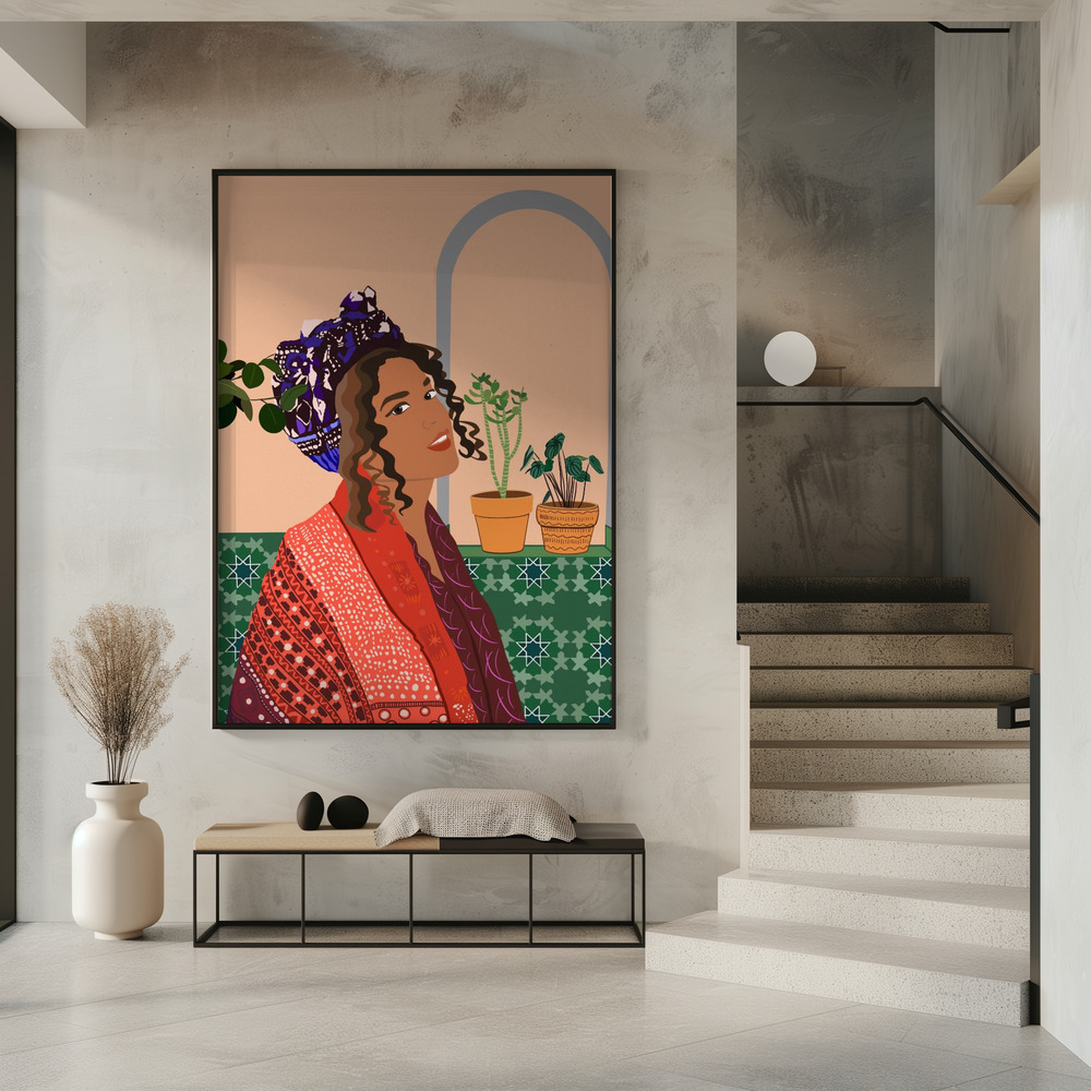 Poster - Colorful Serenity in entree