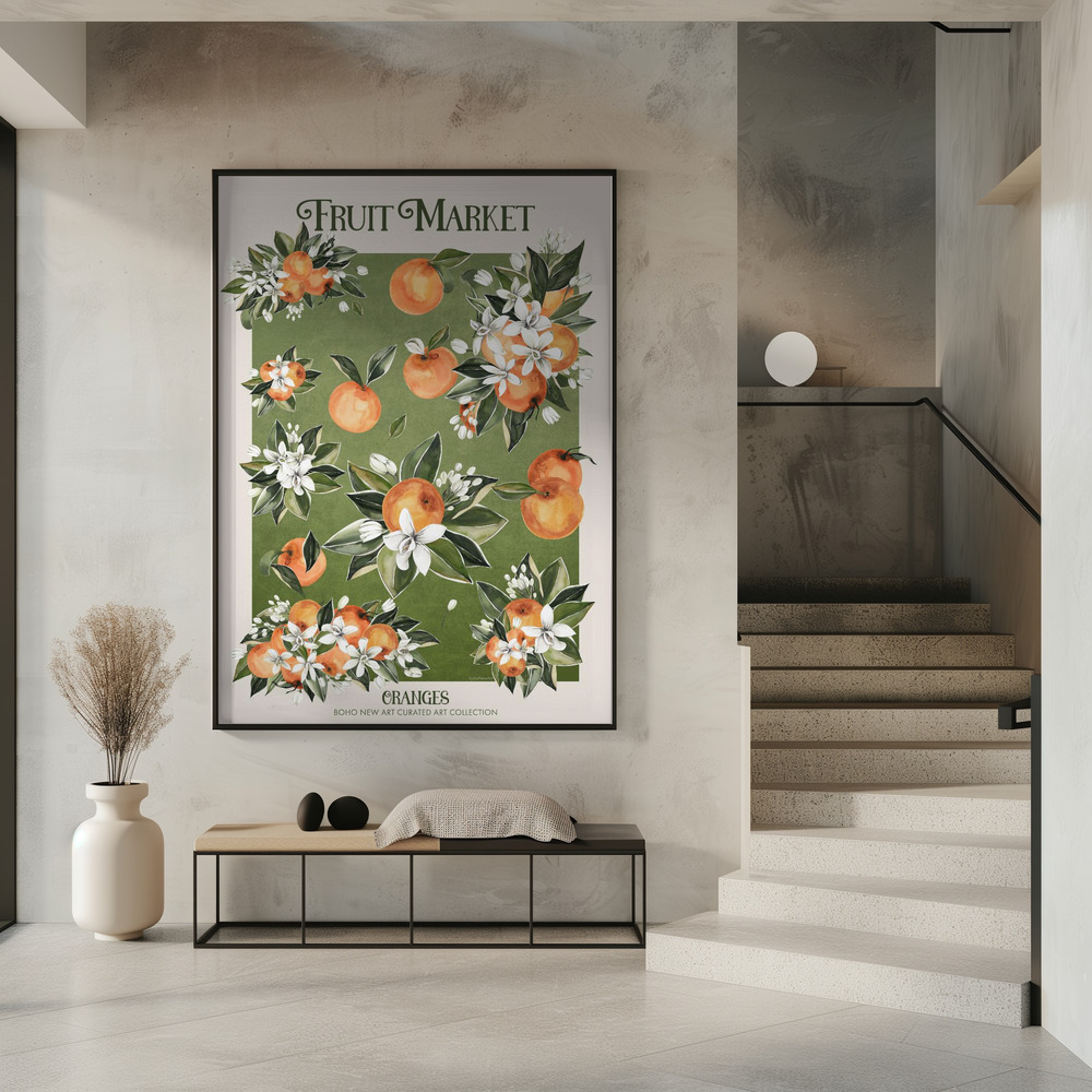Poster Ratio 4x5 Print By Bohonewart Copy 6 - Affisch i entré