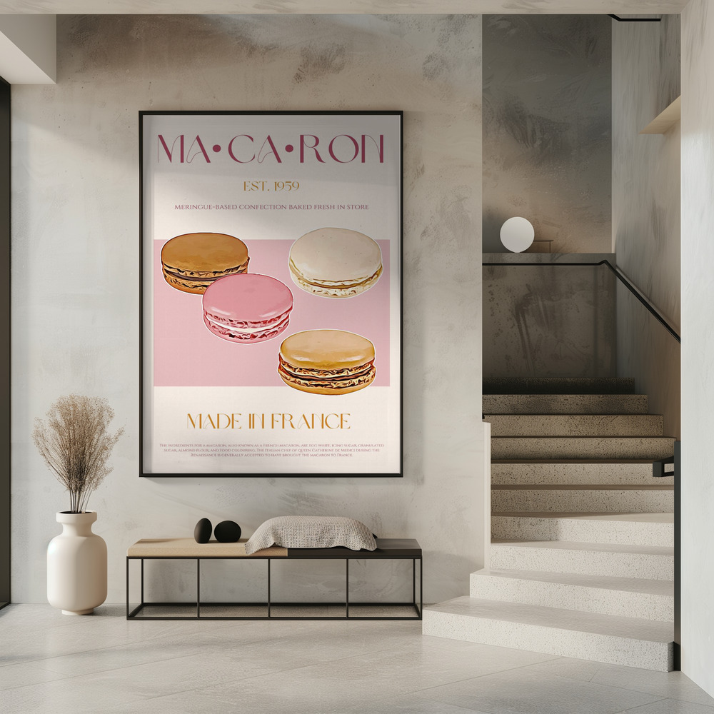 Poster - Macaron Print in entree